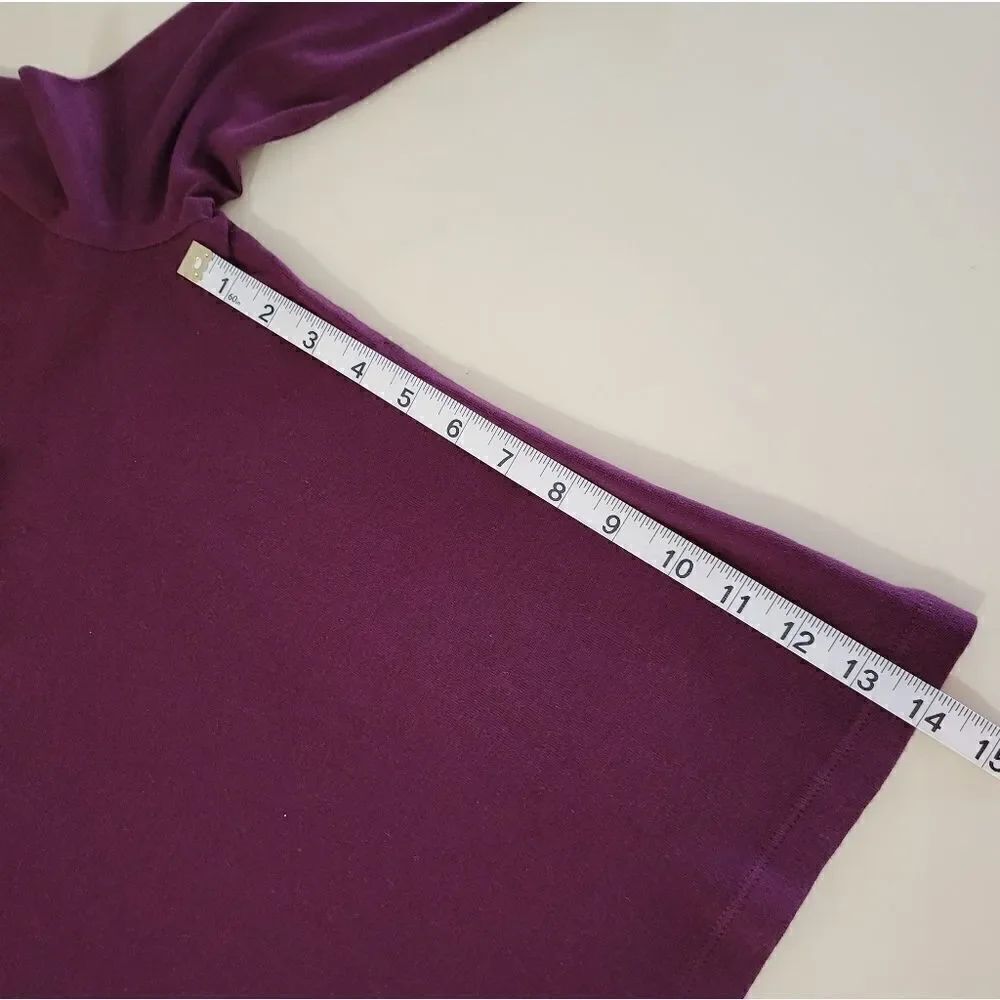 Talbots Ruffle V-neck Top - Picture 6 of 9